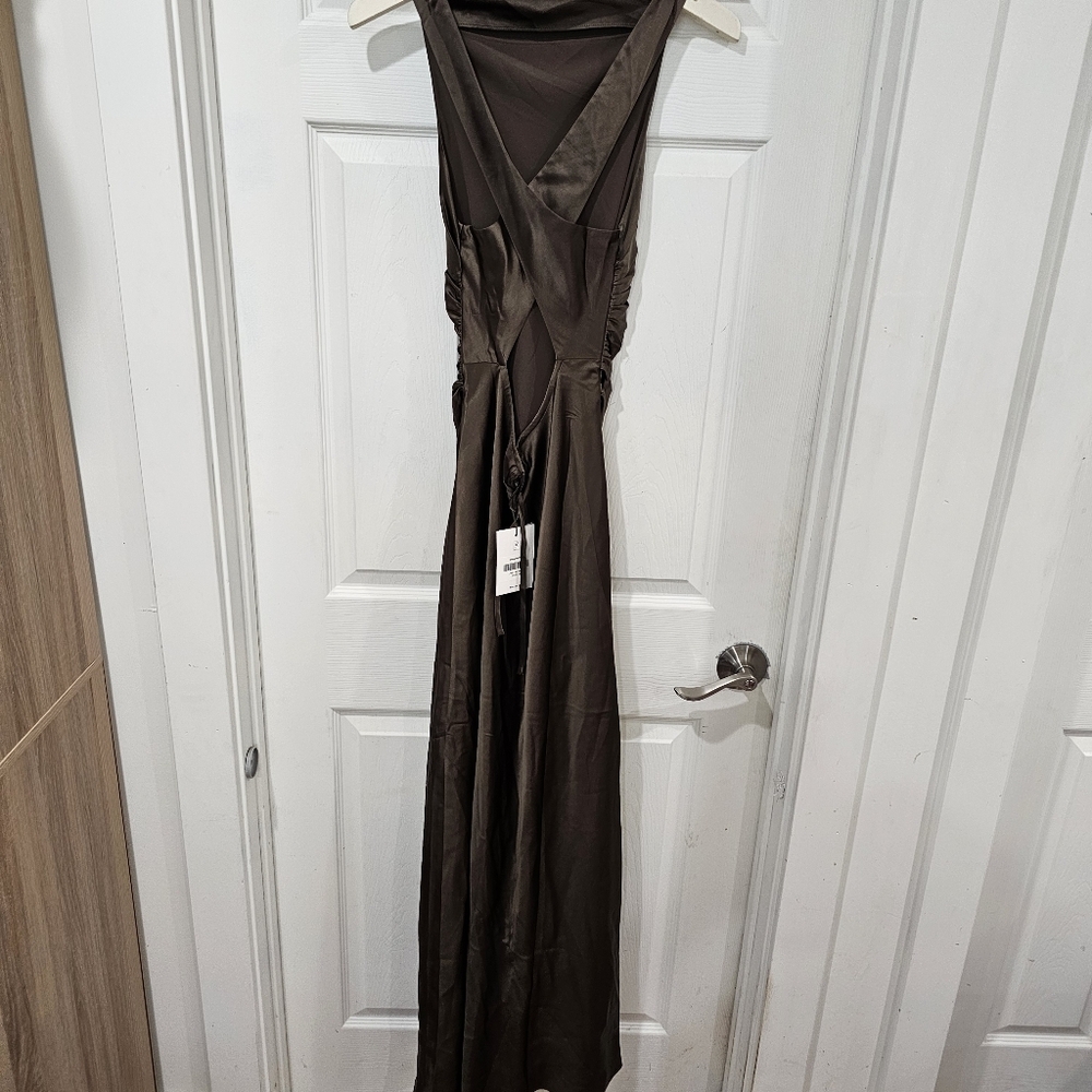 NWT Reformation Anaiis Silk Dress - Picture 3 of 8